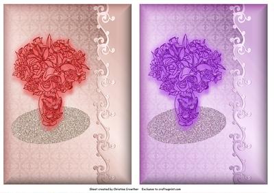 Flowers for You - Two Quick Card Fronts