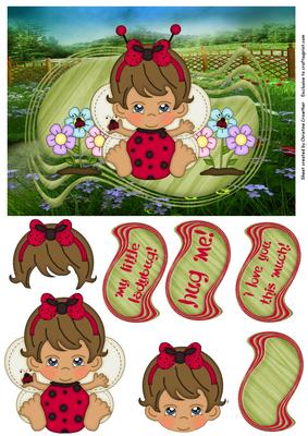 My Little Ladybug! Love You This Much! Hug Me!