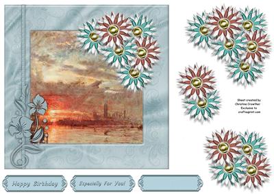 Westminster Sunset 1910 Especially for You Any Occasion Card