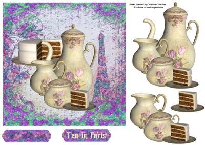 Vintage Tea in Paris Step by Step