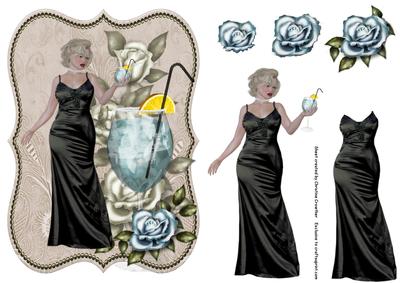 Norma Jean Cocktail Hour - Icy Blue