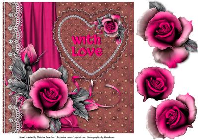 Pink Roses with Love