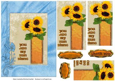 You Are My Sunshine - Sunflower Pyramid