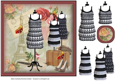 Vintage Paris Chic Any Occasion Card