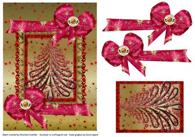 Red and Gold Christmas Wishes