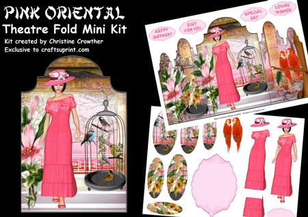 Pink Oriental Theatre Fold Mini Kit