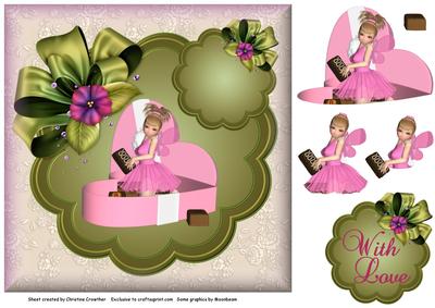 Cutie in Chocolate Box with Love