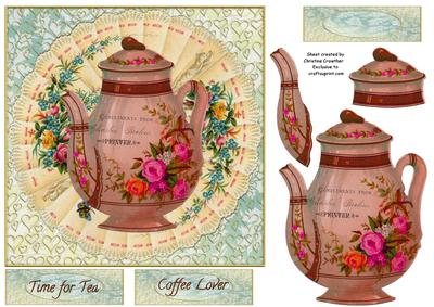 Vintage Time for Tea or Coffee Lover