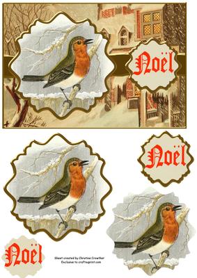 Noel Robin Vintage Ornate Mat Double Pyramid