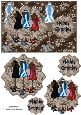 Short Dresses & Shoes Ornate Mat Double Pyramid