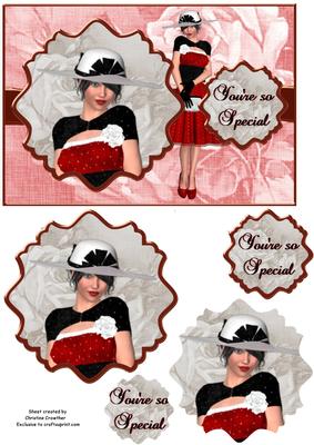 You're So Special Ornate Mat Double Pyramid