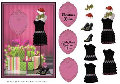 Little Black Christmas Dress
