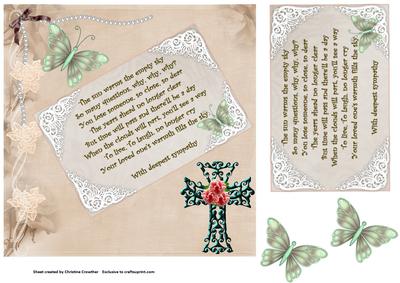 The Sun Warms the Empty Sky -  Sympathy Card