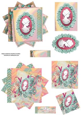 Cameo Stacked Star Toppers
