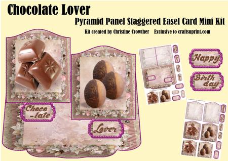 Chocolate Lover Pyramid Panel Staggered Easel Mini Kit
