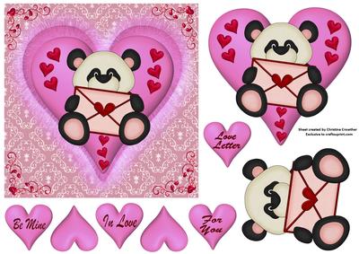 Panda Love Letter - Valentine Anniversary Love