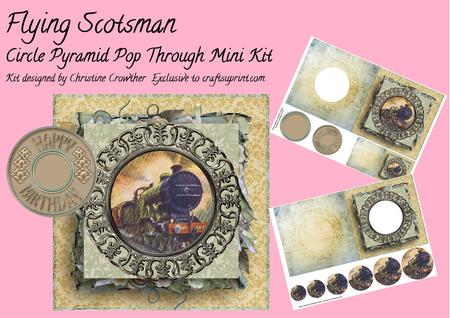 Flying Scotsman Circle Pyramid Pop Through Mini Kit