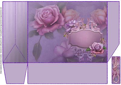 Lavender Rose - Large 19x15x6cm Gift Bag