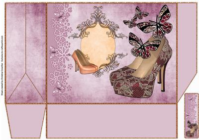 Lace Shoes - Large 19x15x6cm Gift Bag