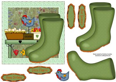 Green Wellies - Green Fingers - Head Gardener
