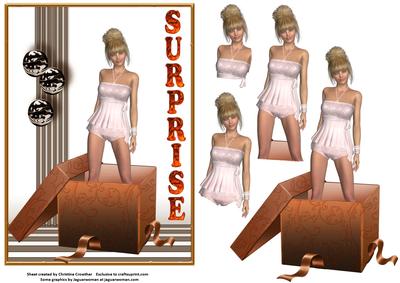 Baby Doll Pyjama Surprise - Birthday Romance Valentine