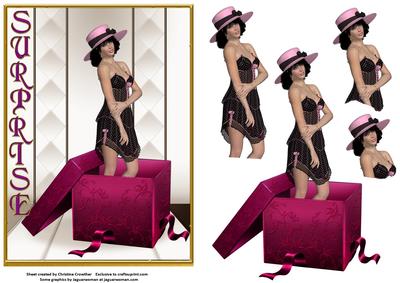 Sexy Black Dress Surprise - Birthday Romance Valentine