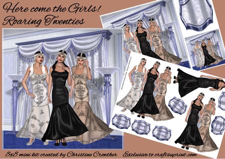 Here Come the Girls! Roaring Twenties 8x8 Mini Kit