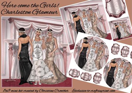 Here Come the Girls! Charleston Glamour 8x8 Mini Kit