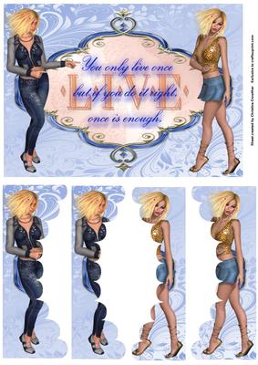 Mae West You Only Live Once But Do It Right Once is Enough