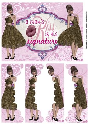 Mae West a Man's Kiss is His Signature