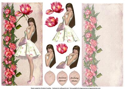 Glory Rose Girl Dl Step by Step with Insert