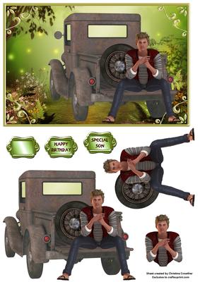 Boys Toys - Rusted Truck
