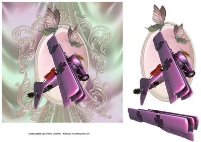 High Flyer - Pink Baroness in Butterfly Frame