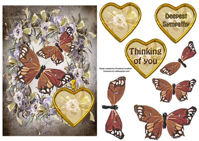Sympathy Butterflies - Bronze