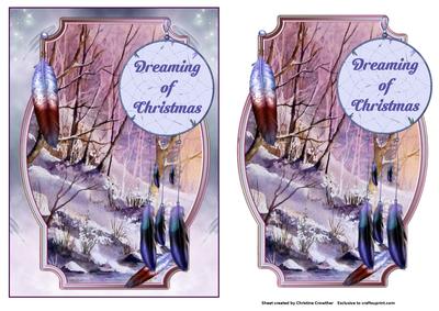 Dreaming of Christmas - Winter Stream - Dreamcatcher 2for1