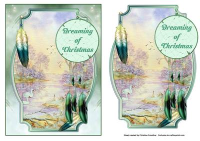 Dreaming of Christmas - Winter Swans - Dreamcatcher 2for1