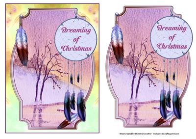 Dreaming of Christmas - Winter Lake - Dreamcatcher 2for1