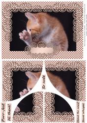 Kitten Whisper, Cat Lover Corner Stacker