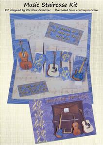 Music Staircase Card Kit