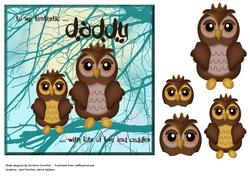 Fantastic Daddy Cute Owls with Lots of Love and Cuddles