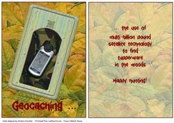 Geocaching Definition Quick Card with Insert Panel