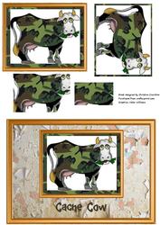Cache Cow - Geocaching Pyramid Card