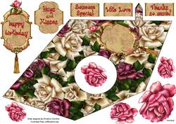 Roses Galore Triangle-dangle for Someone Special