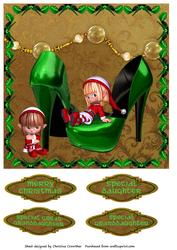 Christmas Shoes for a Special Daughter, Granddaughter, Great