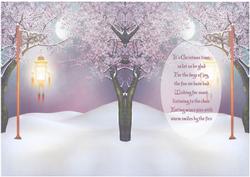 Magical Winter Trees It's Christmas Time Insert 2