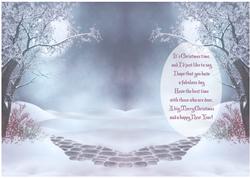 Magical Winter Trees It's Christmas Time Insert 3