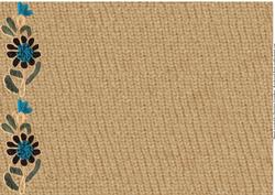 Embroidered Knitting Background - Natural