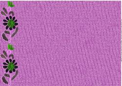 Embroidered Knitting Background - Lilac