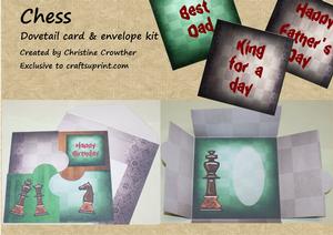 Chess Dovetail Card & Envelope Kit