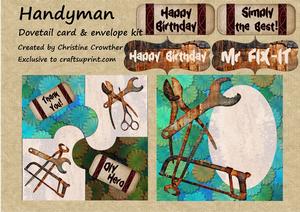 Handyman Dovetail Card & Envelope Kit